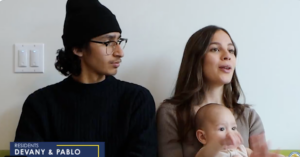 Devany, Pablo and their children fell in love with their new home at a Department of Housing and Community Development-funded ‘Imagine Village.’ They said their home gives them peace and provides the opportunity to further their education, career and life goals